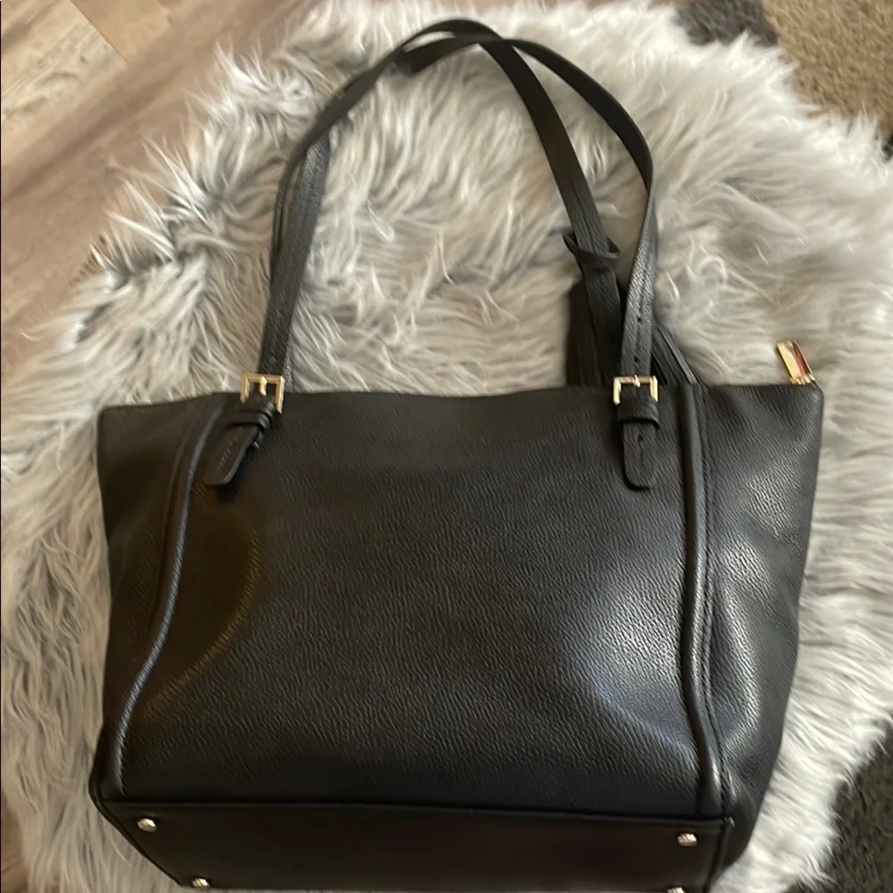 EUC - Kate Spade Large Black Tote Bag - Picture 2 of 8